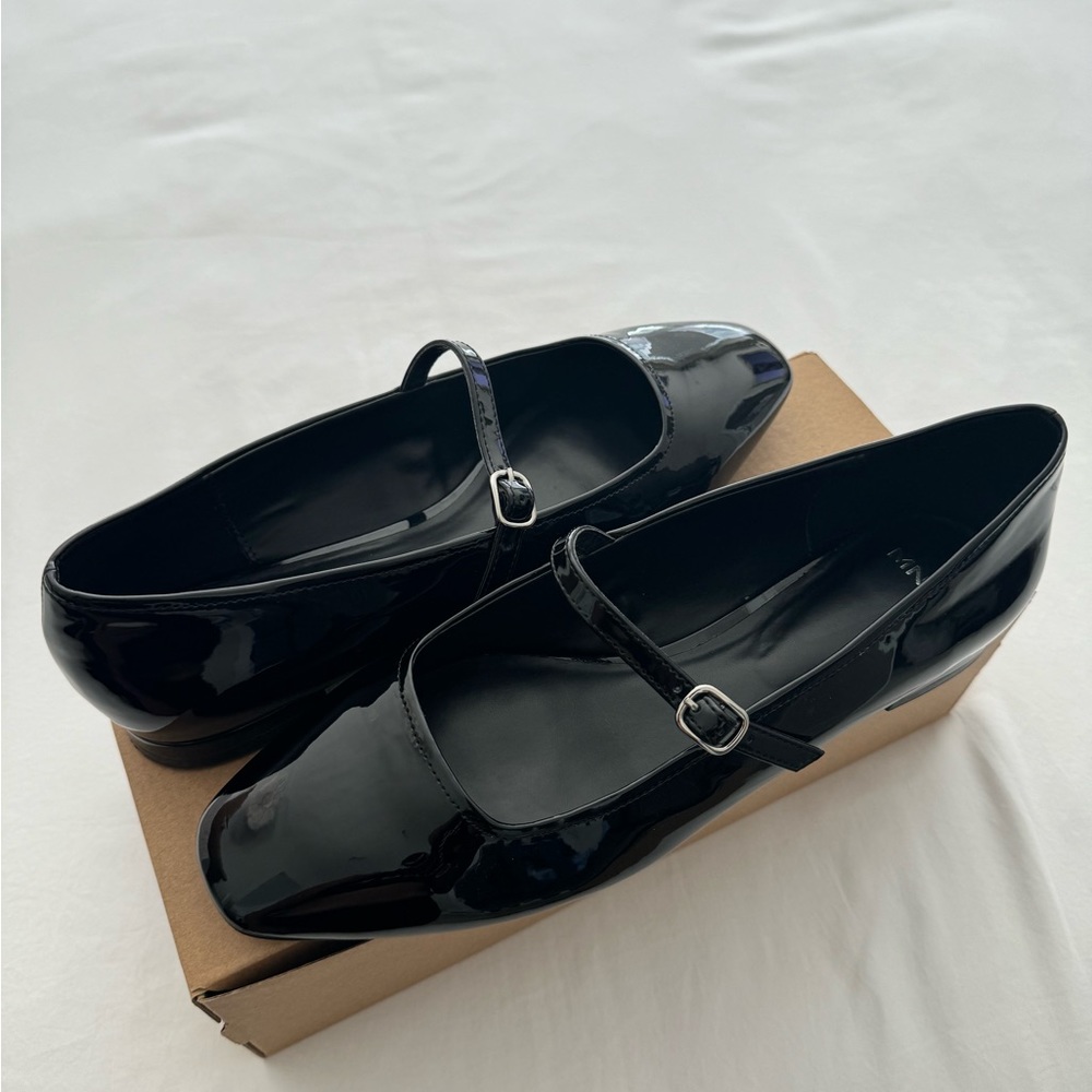 Mango Mary Jane Ballet Flats